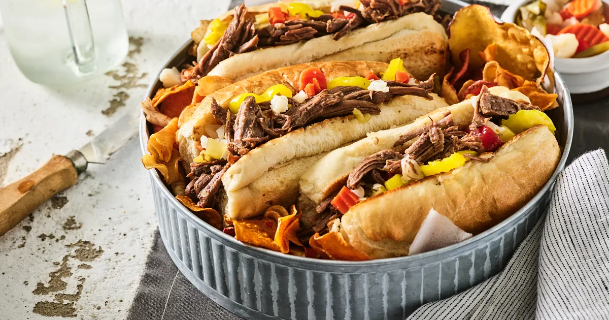 Slow Cooker Italian Beef Sandwich | Beef Loving Texans | Beef Loving Texans is your one-stop informa