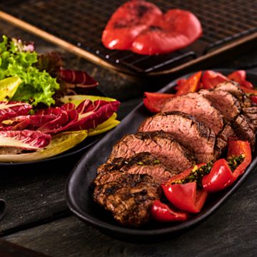 Chipotle Beef & Chimichurri Sauce