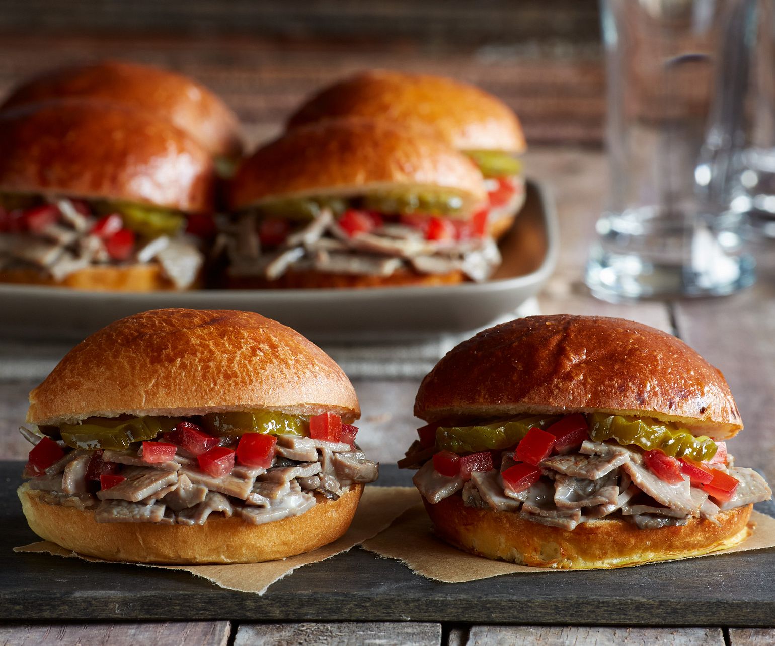 Brazilian Beef & Cheese Appetizer Sliders