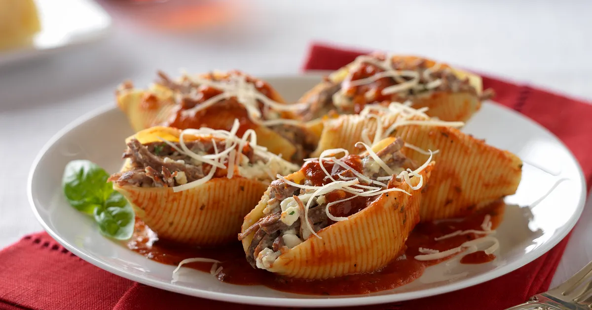 Beefy Italian Stuffed Shells | Beef Loving Texans | Beef Loving Texans is your one-stop information 