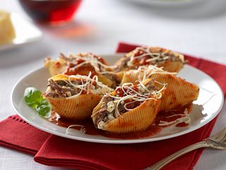 Beefy Italian Stuffed Shells