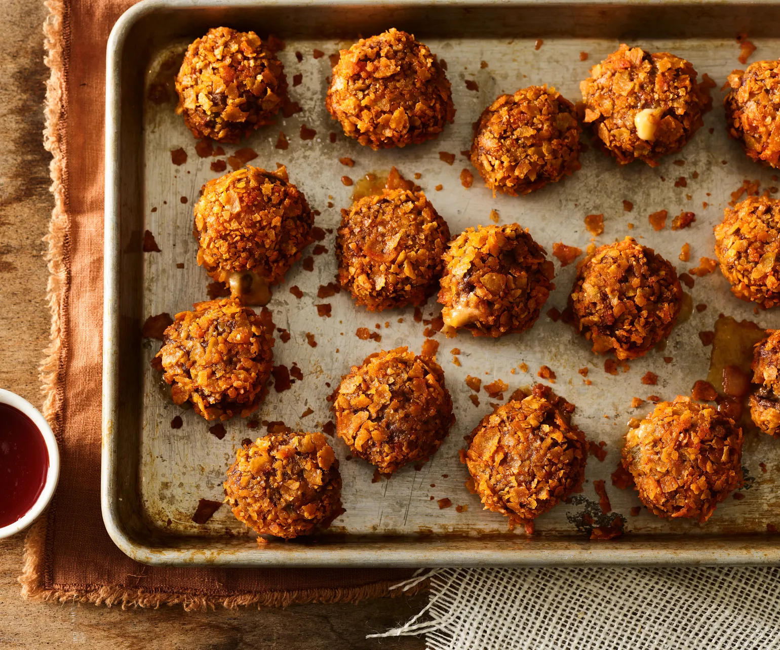 Taco Beef Nuggets with Tejano Dipping Sauce