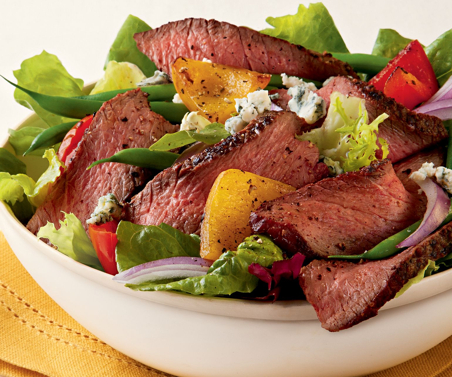 Champagne Steak Salad with Blue Cheese