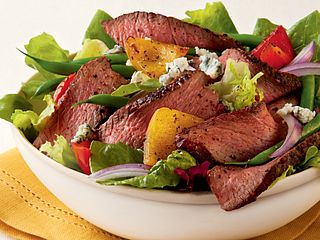 Champagne Steak Salad with Blue Cheese