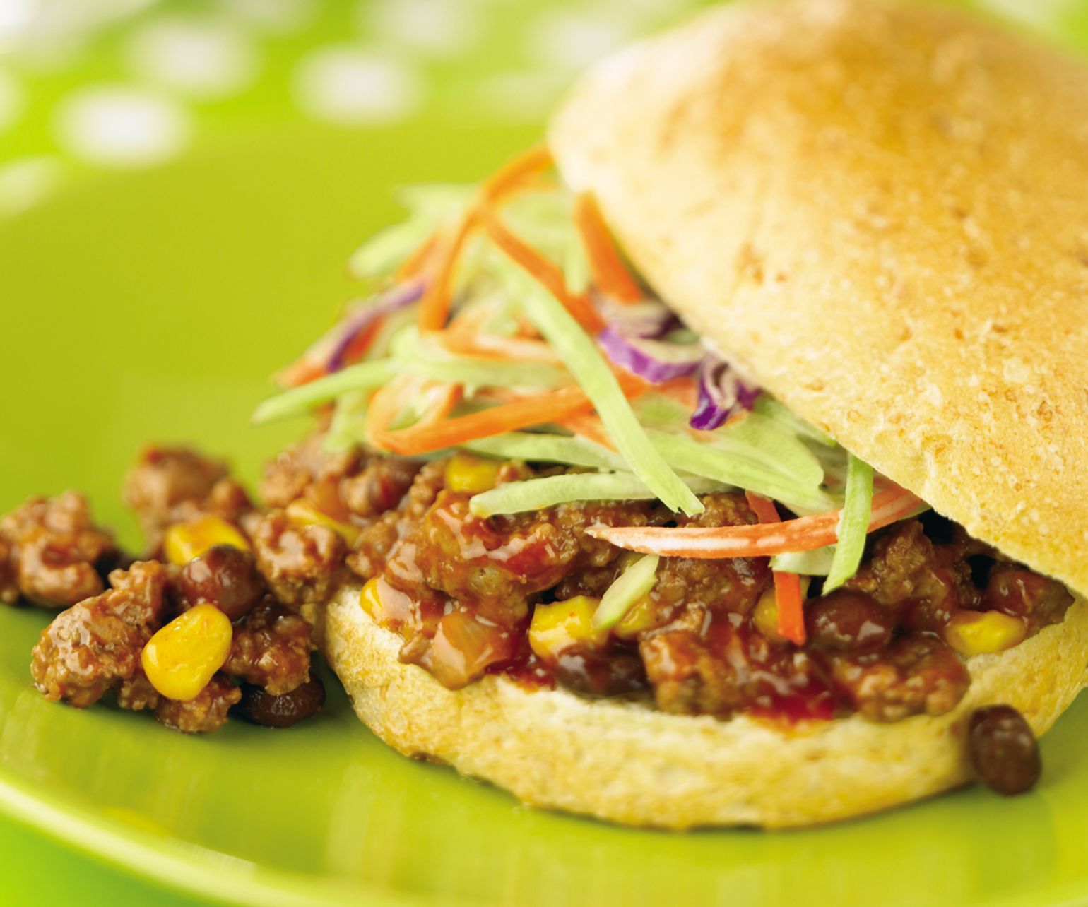 Super Sloppy Joes with Broccoli Slaw