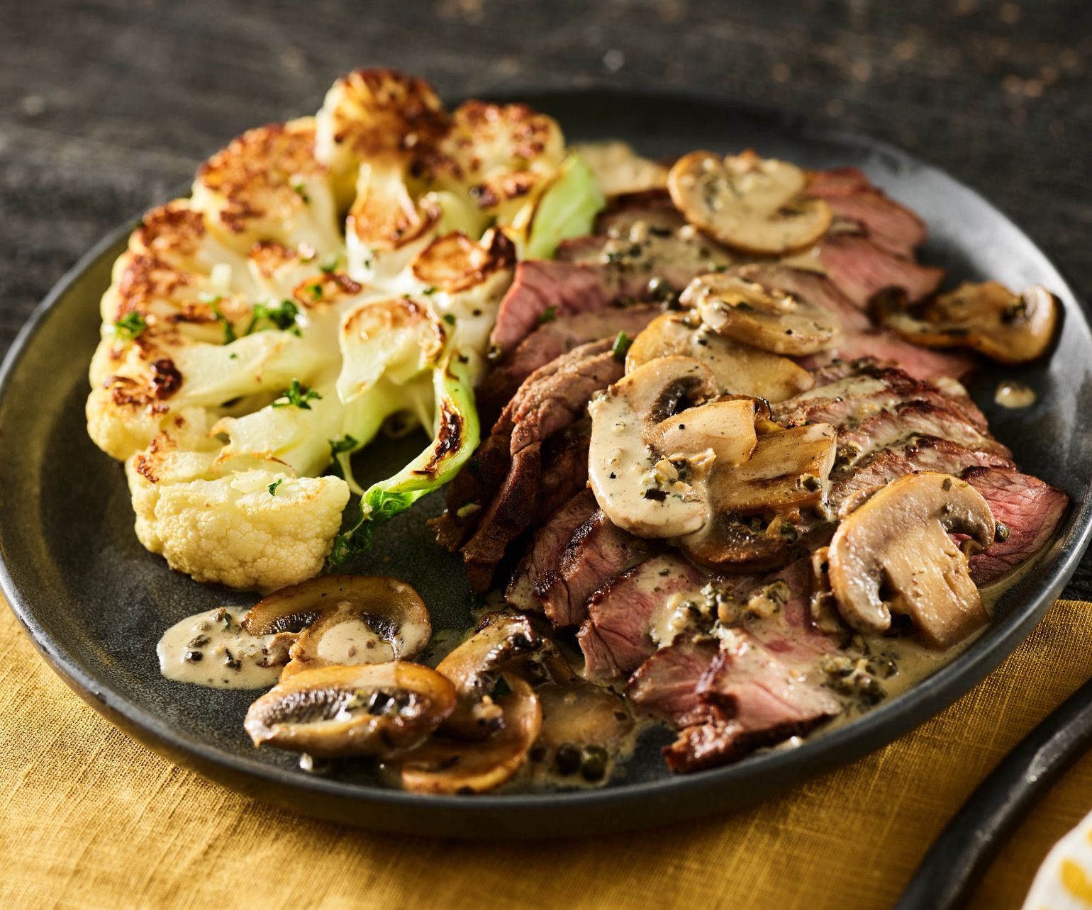 Stockyard Steaks With Mushroom And Peppercorn Sauce Beef Loving Texans Beef Loving Texans Is