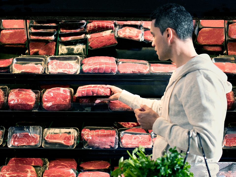 Open Meat Case