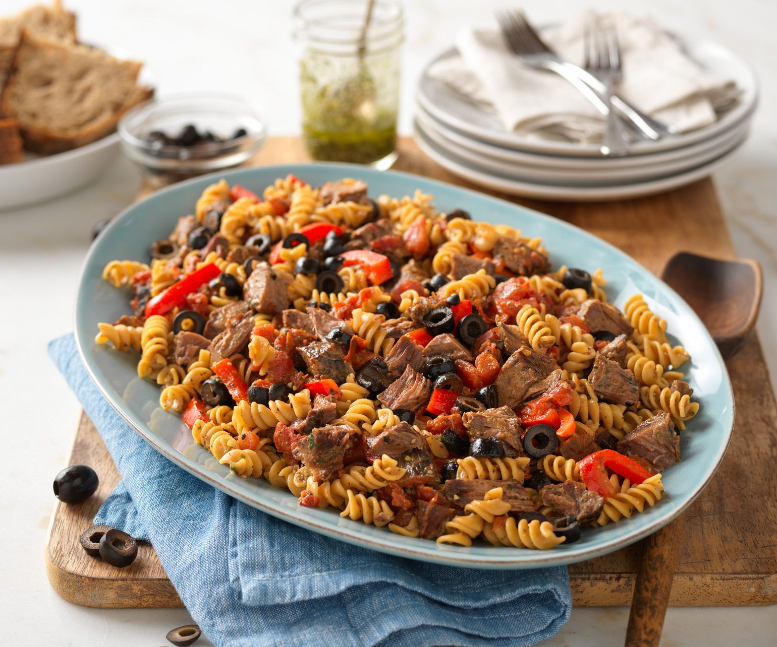 Tuscan Beef & Pesto Pasta | Beef Loving Texans | Beef Loving Texans is your  one-stop information center for beef recipes, cooking techniques and real  life stories. Lean more about beef today.