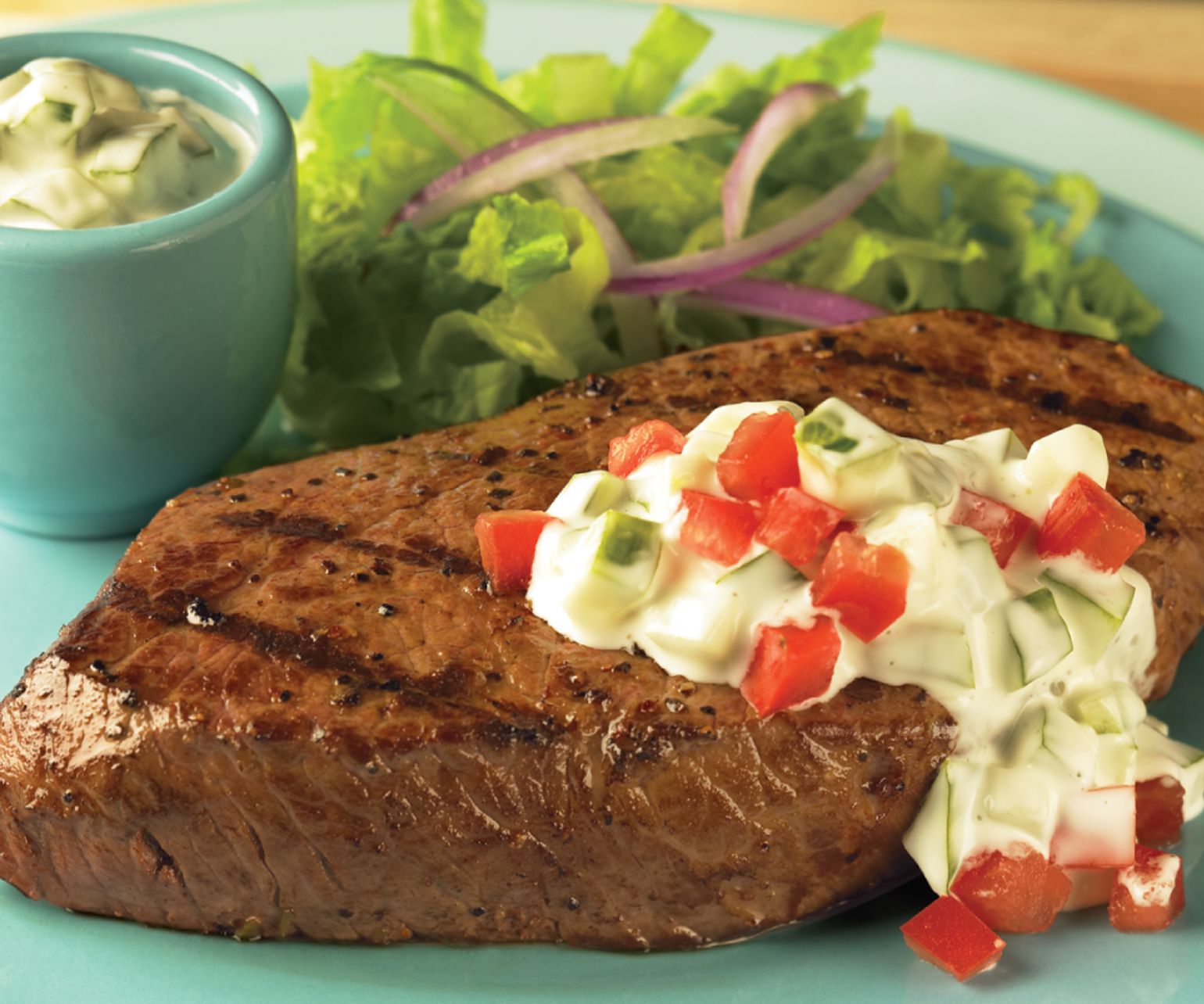 Cucumber Ranch Steaks