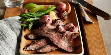 Chipotle-Marinated Beef Flank Steak Horizontal