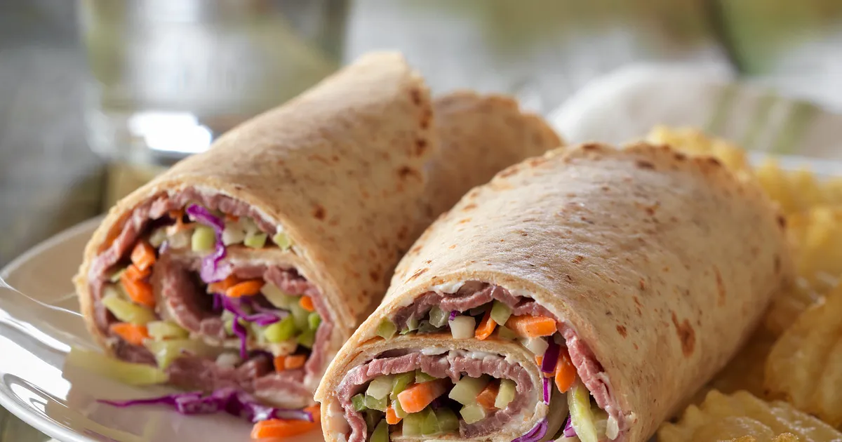 Roast Beef & Veggie Wraps | Beef Loving Texans | Beef Loving Texans is your one-stop information cen