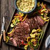 Grilled Southwestern Steak and Colorful Vegetables