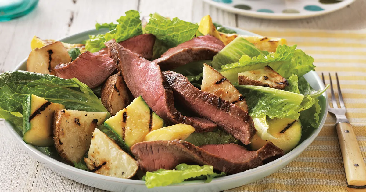Sizzling Steak and Potato Salad | Beef Loving Texans | Beef Loving Texans is your one-stop informati