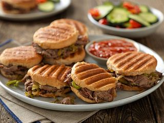 Spicy Drowned Beef Sandwiches