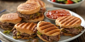Spicy Drowned Beef Sandwiches