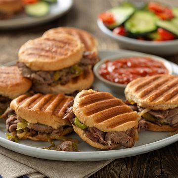 Spicy Drowned Beef Sandwiches