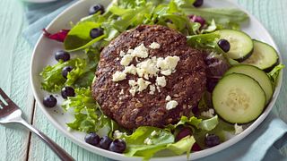 Beef, Blueberry &amp; Flax Burgers