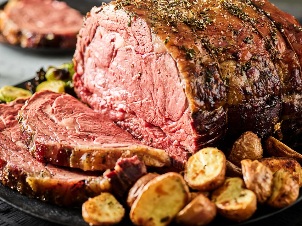 Smoked Herb Rib Roast