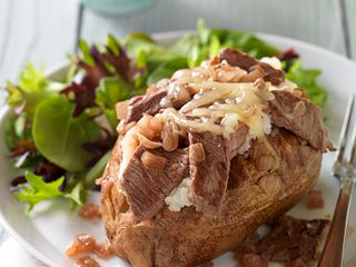 French-Style Beef Baked Potato