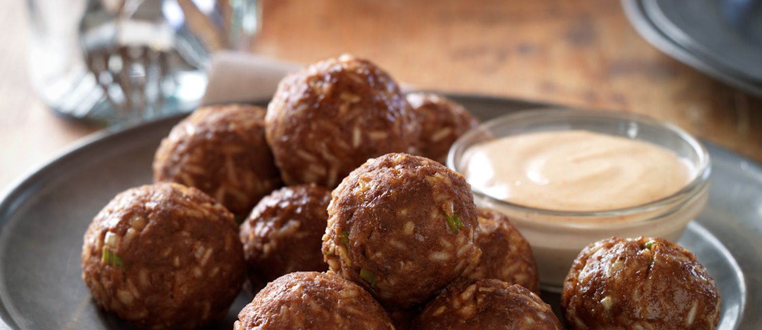 Spicy Cajun Boudin Meatballs Beef Loving Texans