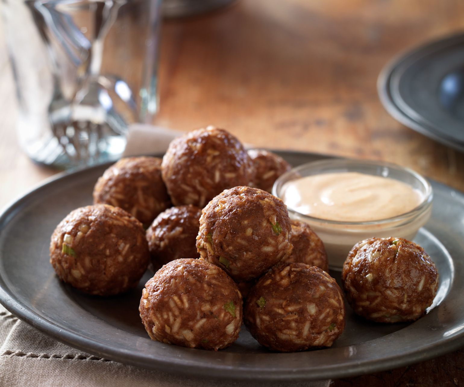 Spicy Cajun “Boudin” Meatballs