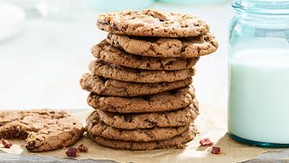 Peanut Butter, Chocolate-Hazelnut and Chocolate Chip Beef Jerky Cookies