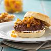 Old South Burgers with Peach Compote