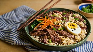 Beef Ramen Noodle Bowl
