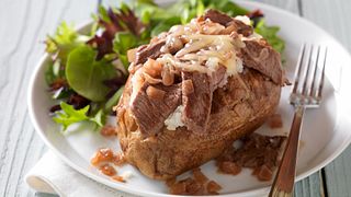 French-Style Beef Baked Potatoes