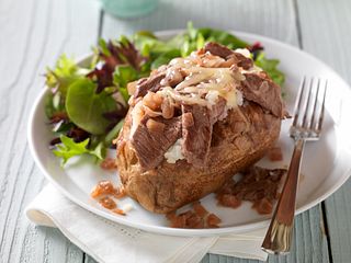 French-Style Beef Baked Potatoes