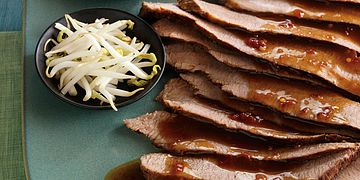 Beef Brisket with Spicy Asian Chili Sauce