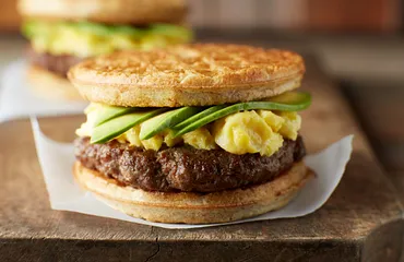 Country-Style Waffle Sandwich