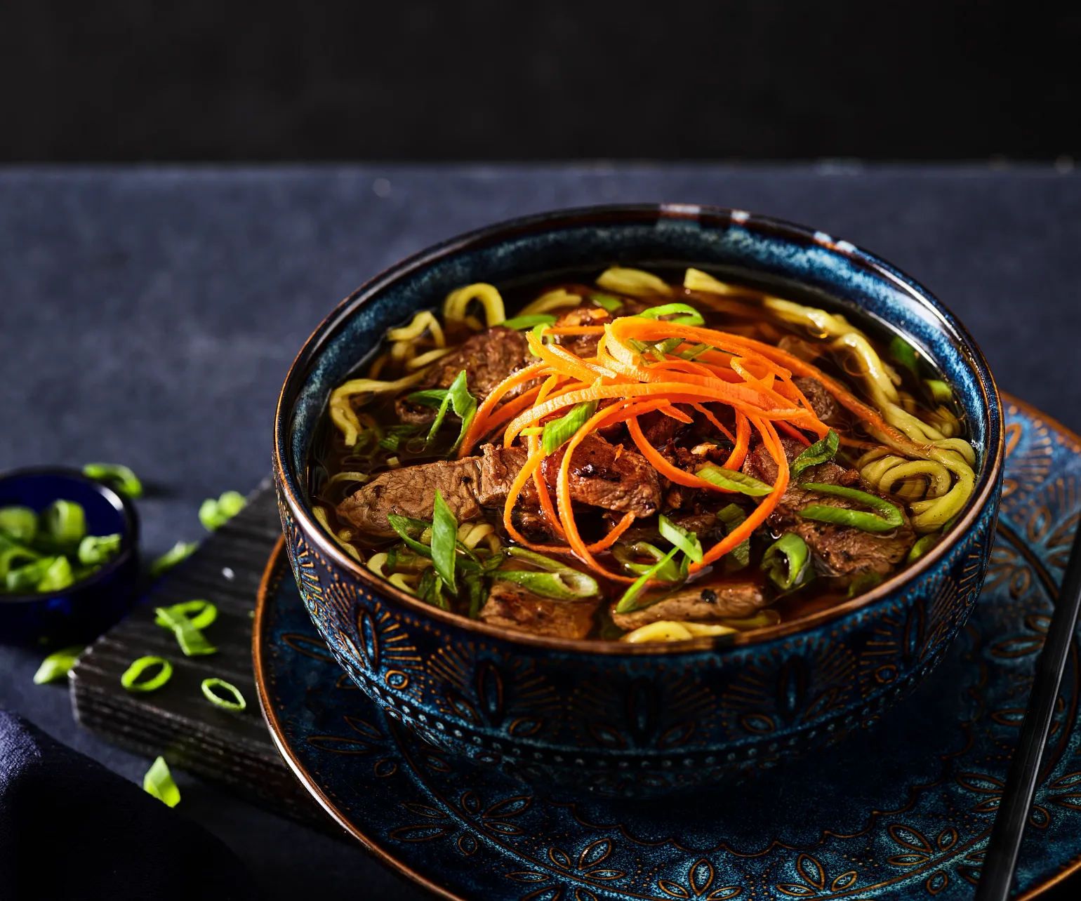 Ginger Beef & Noodle Bowls