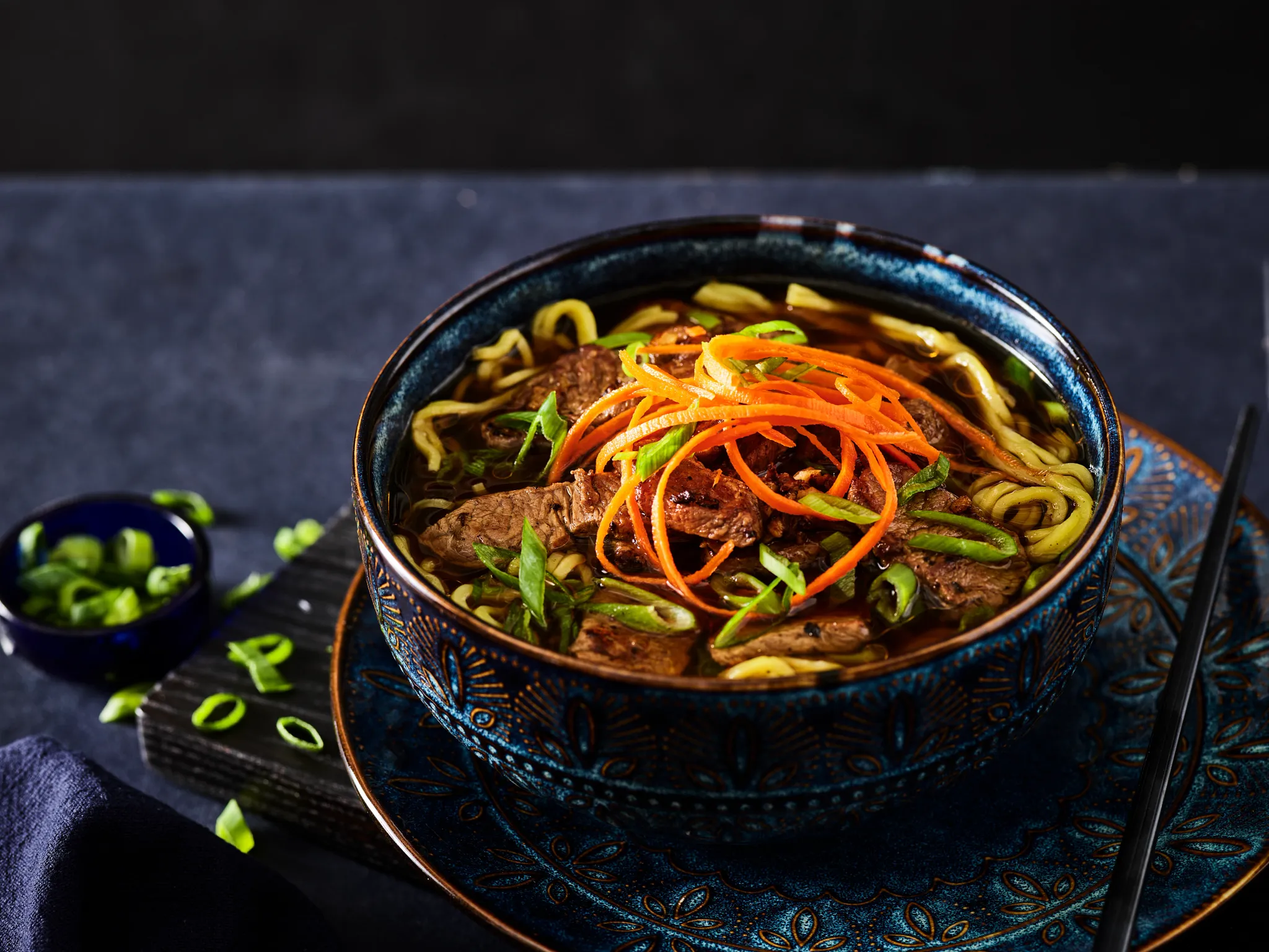 Ginger Beef & Noodle Bowls