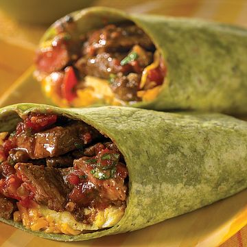Get Up and Go Beef Burrito