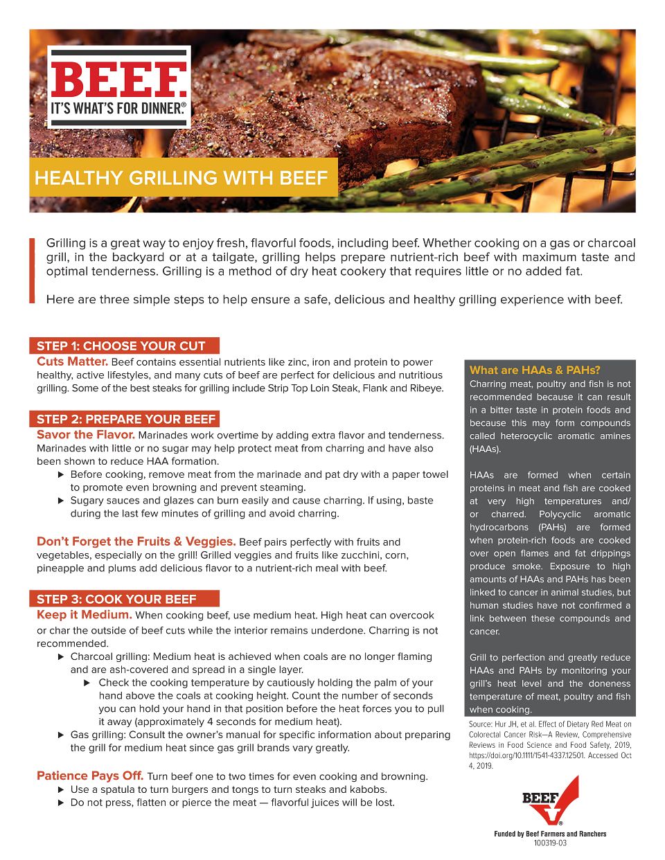 Healthy Grilling with Beef