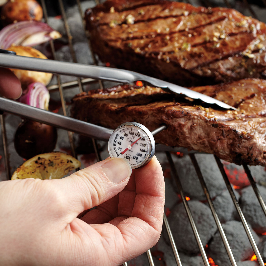 Wholesale mini Steak Thermometer Dial BBQ Bimetal Food Meat Thermometer  steak Thermometer From m.