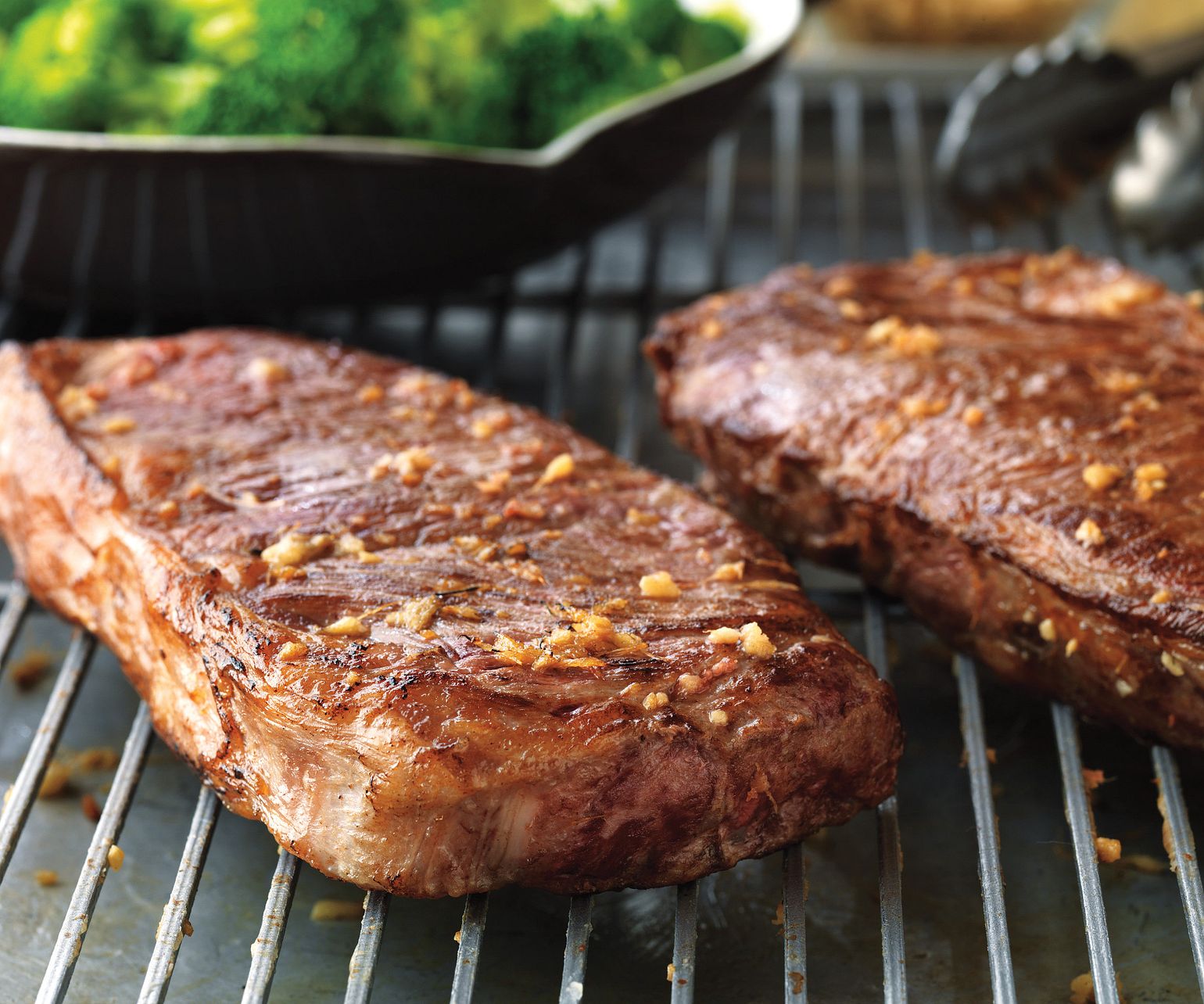 Beef Steaks with Sweet-Soy Drizzle