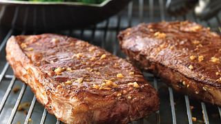 Beef Steaks with Sweet-Soy Drizzle