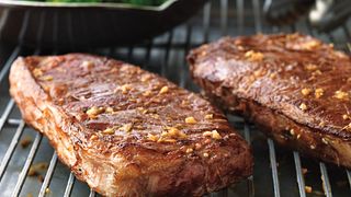 Beef Steaks with Sweet-Soy Drizzle