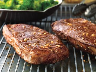 Beef Steaks with Sweet-Soy Drizzle