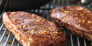 Beef Steaks with Sweet-Soy Drizzle