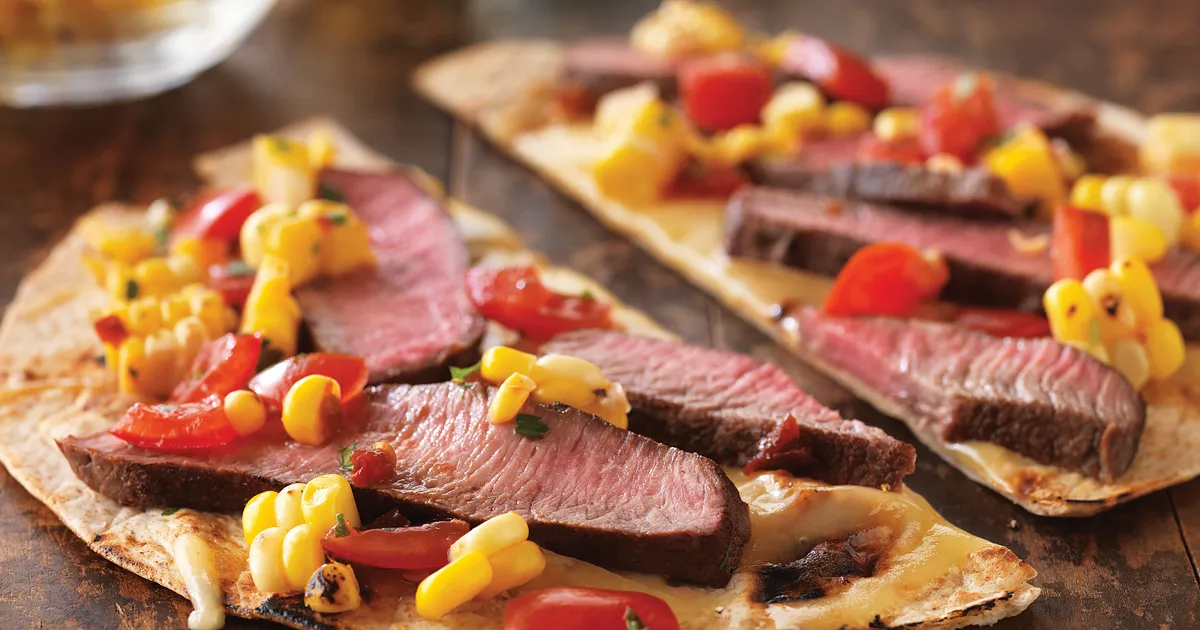 Grilled Tequila Steak Pizza | Beef Loving Texans | Beef Loving Texans is your one-stop information c