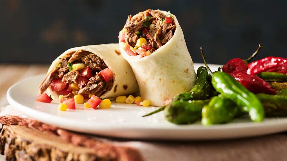 Southwest Beef Wraps
