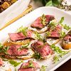 Steak Crostini with Horseradish Whip