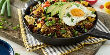 Mexican Beef Sausage Chilaquiles