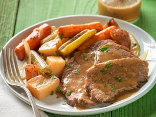 Irish-Inspired Beef Pot Roast and Vegetables
