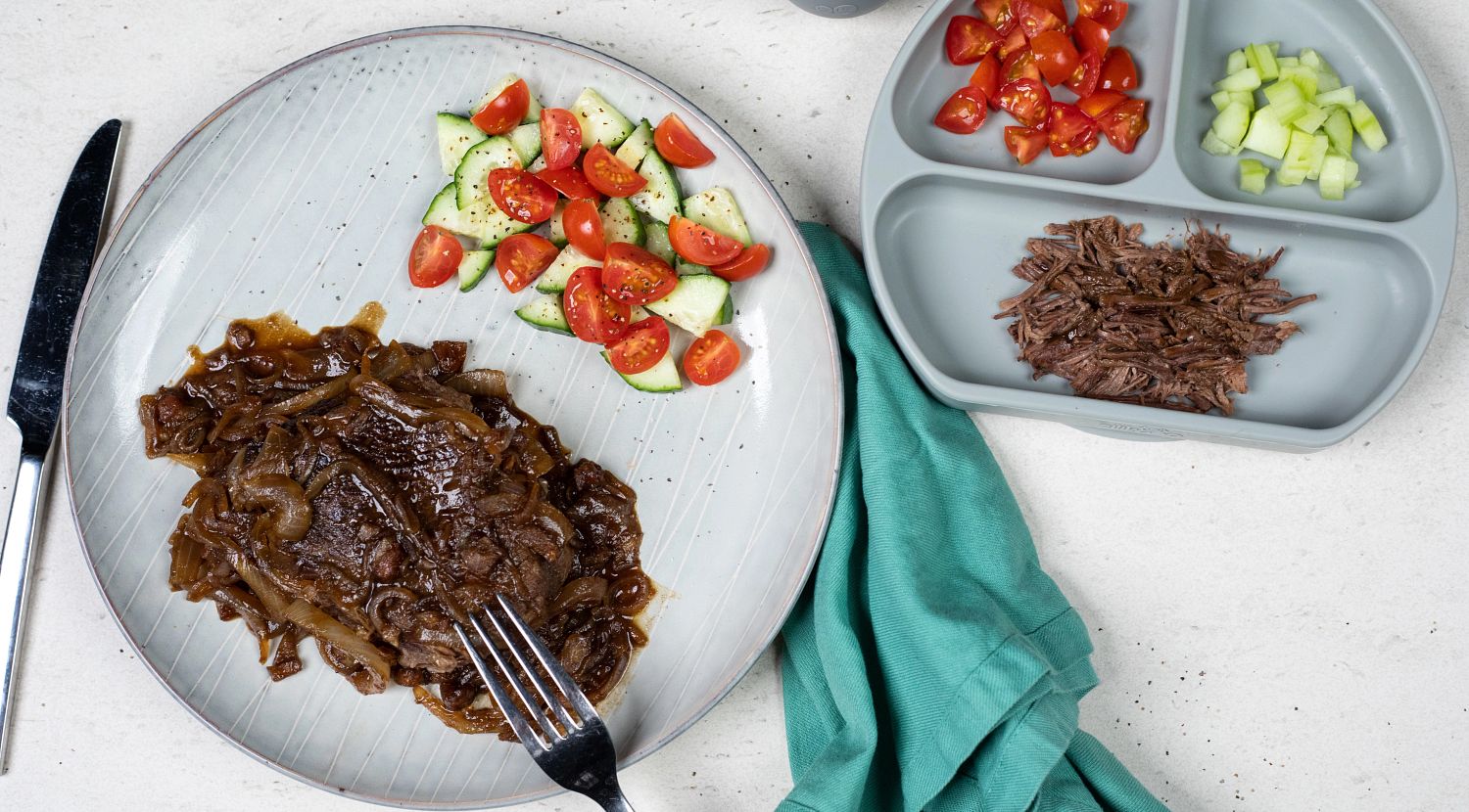 Slow-Cooked Mediterranean Braised Beef