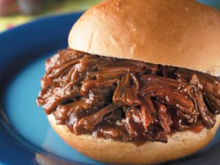 Shredded Beef Filling Two Ways Tangy BBQ Sandwiches