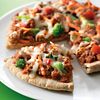 Beef and Garden Vegetable Pizza